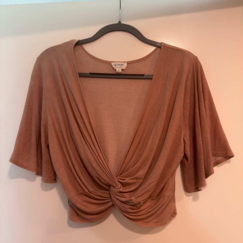 Blu Pepper Soft Beige Pink Top